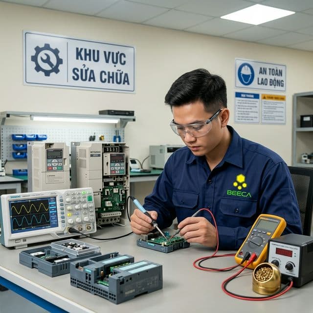 Kỹ sư BeeCa cải tạo hệ thống tự động hóa nhà máy tại Huế