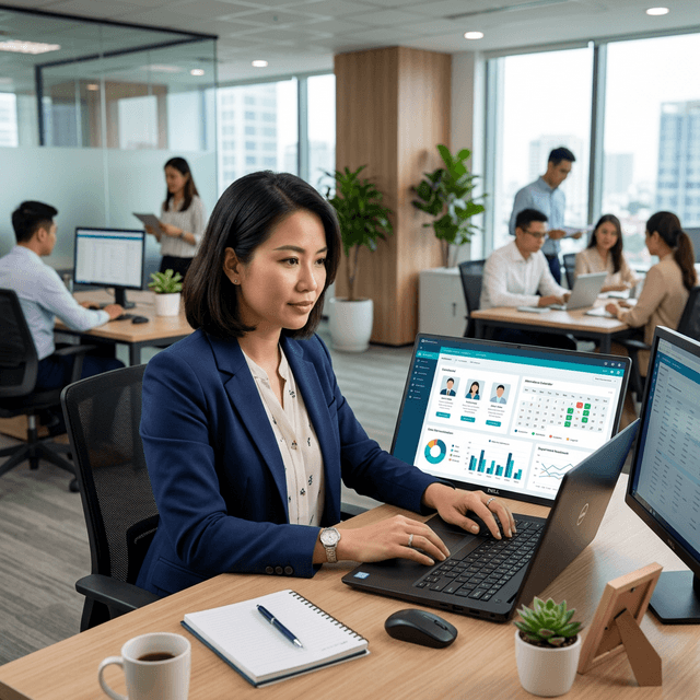 Module quản lý nhân sự và chấm công